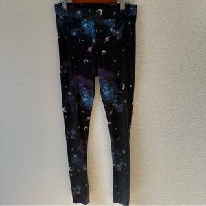 Divided Cosmic‎ Galaxy Print Leggings Small